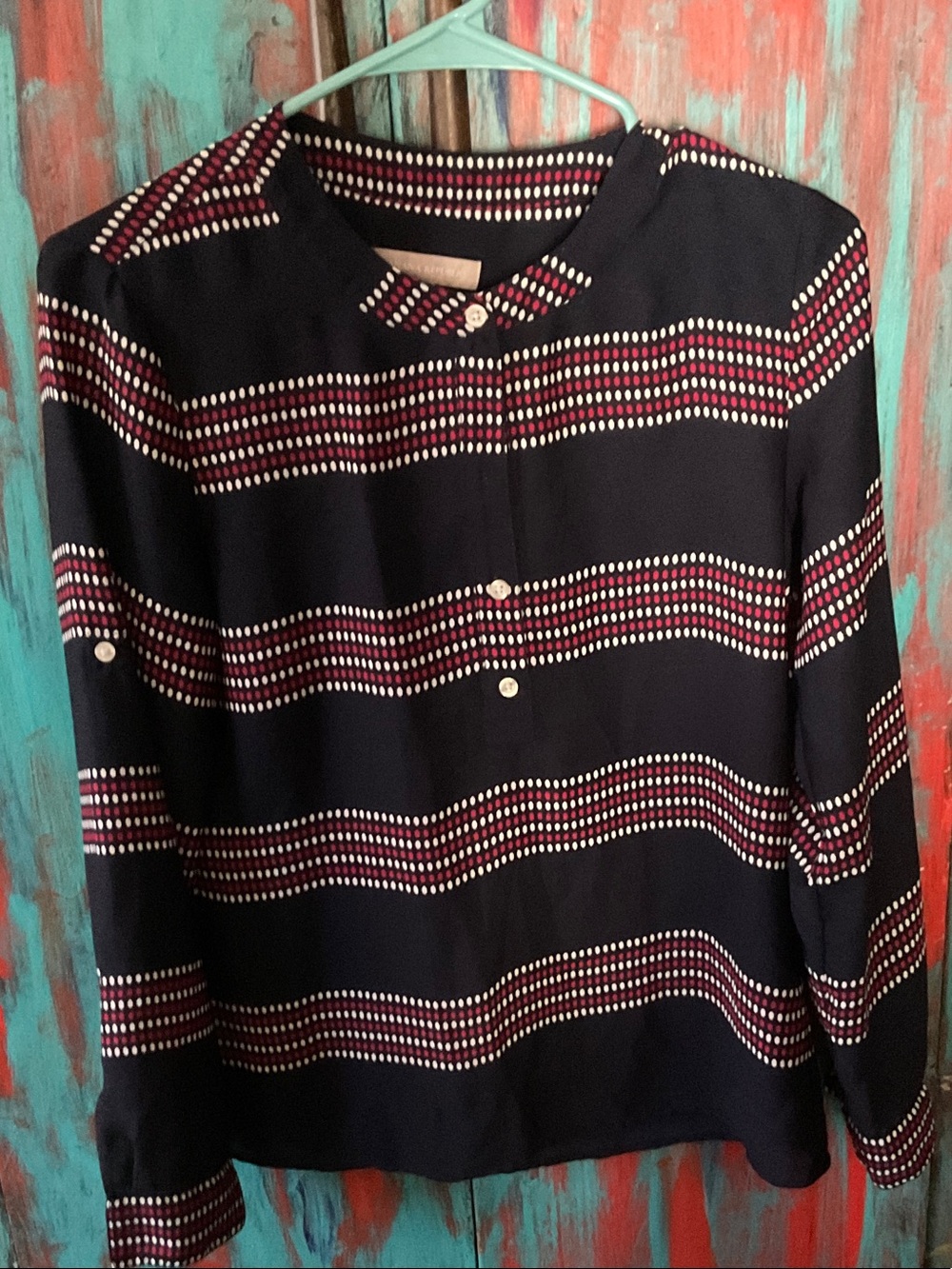 Banana Republic LS blouse